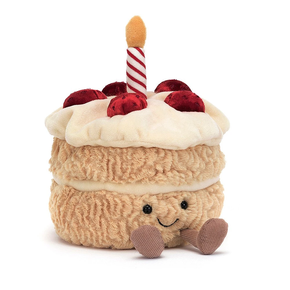 Jellycat Knuffel Amuseable Birthday Cake 1 Jellycat Knuffel Amuseable Birthday Cake