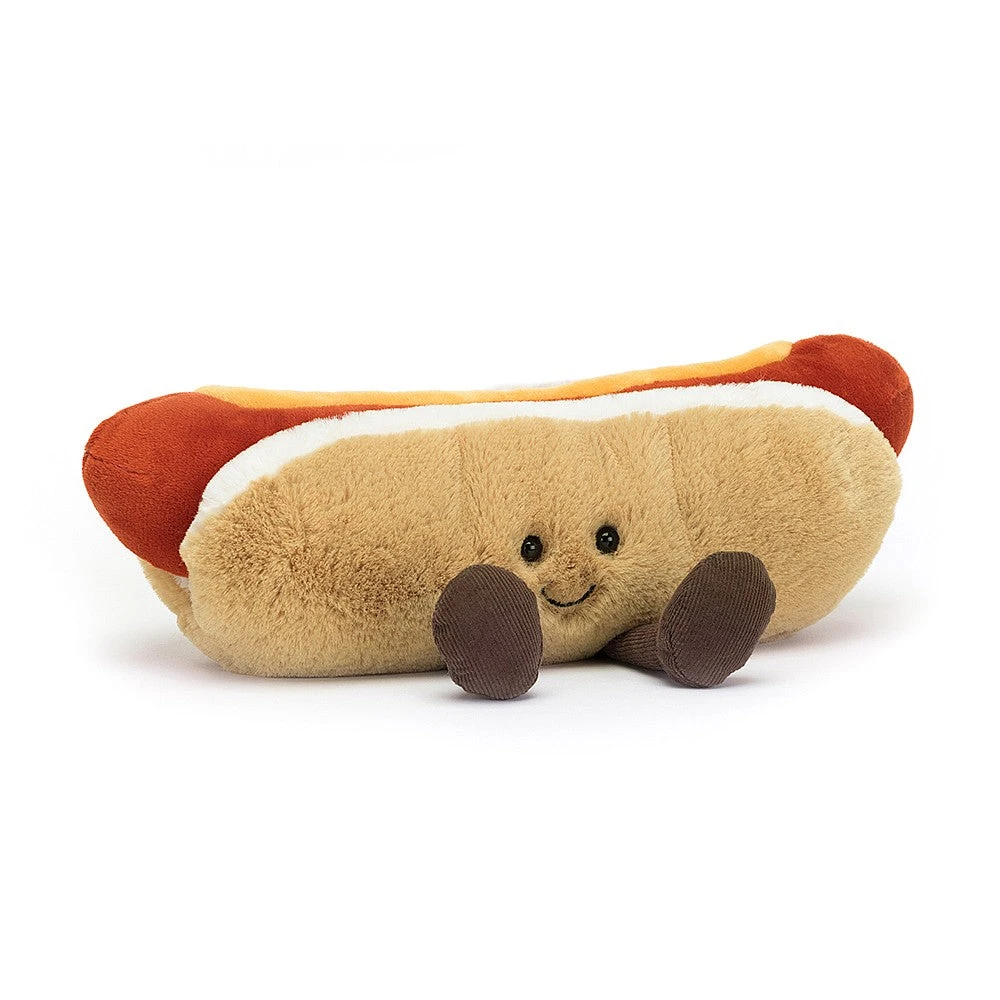 Jellycat Knuffel Amuseable Hot Dog 1 Jellycat Knuffel Amuseable Hot Dog