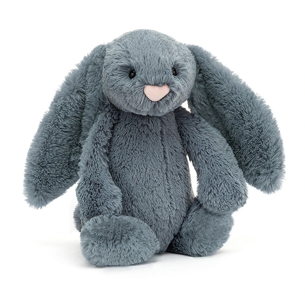Jellycat Knuffel Bashful Bunny Dusky Blue 1 Jellycat Knuffel Bashful Bunny Dusky Blue