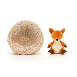 Jellycat Knuffel Hibernating Fox -Psikhouvanjou JellycatknuffelHibernatingFoxHIB3Fb