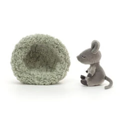 Jellycat Knuffel Hibernating Mouse -Psikhouvanjou JellycatknuffelHibernatingMouseHIB3Ma