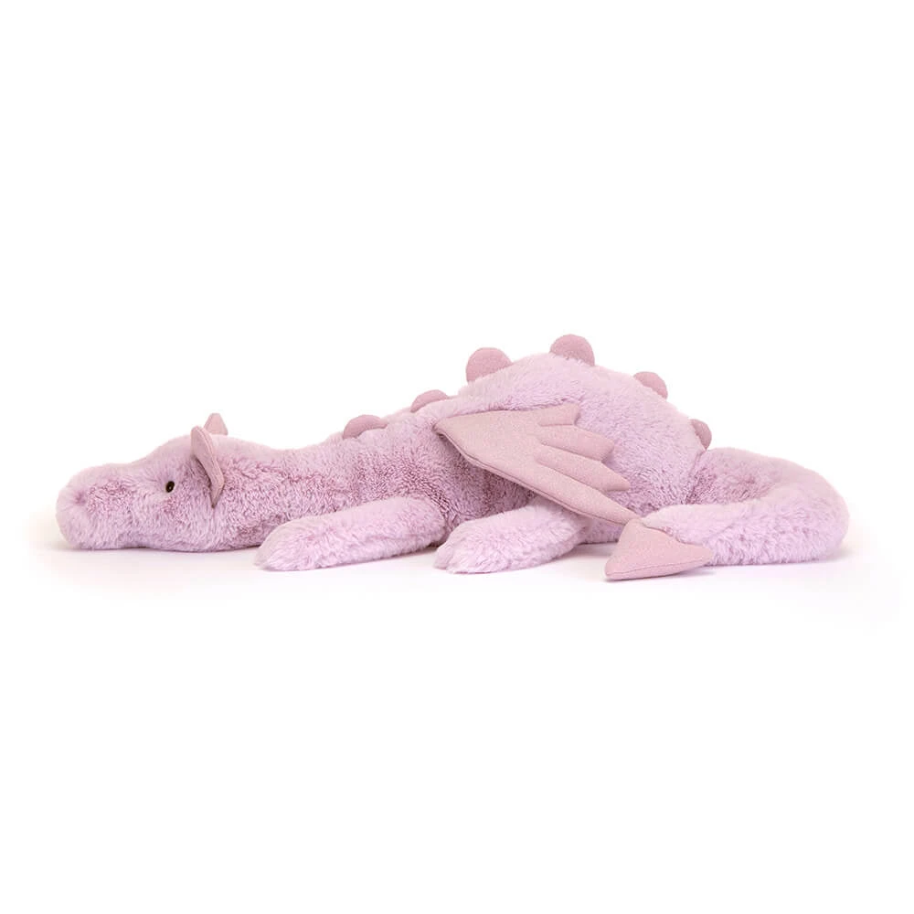 Jellycat Knuffel Lavender Dragon Huge 3 Jellycat Knuffel Lavender Dragon Huge - Afbeelding 3