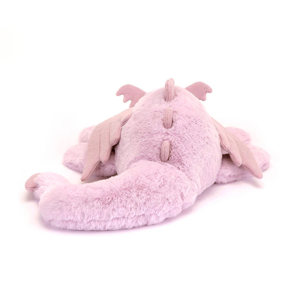 Jellycat Knuffel Lavender Dragon Huge 2 Jellycat Knuffel Lavender Dragon Huge - Afbeelding 2