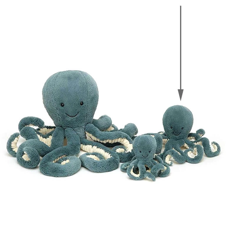 Jellycat Storm Octopus Little 2 Jellycat Storm Octopus Little - Afbeelding 2