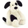 Jellycat Bashful Black & Cream Puppy Medium