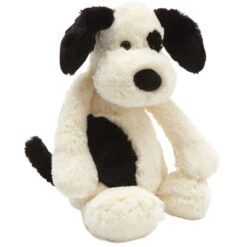 Jellycat Bashful Black & Cream Puppy Medium -Psikhouvanjou image 245