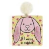 Jellycat Boek - If I Were A Rabbit... (Roze, EN)