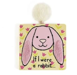 Jellycat Boek - If I Were A Rabbit... (Roze, EN)