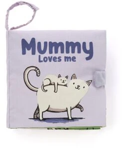 Jellycat Kartonboekje Mama Loves Me - 4x15x15cm