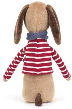 Jellycat Knuffel Beatnik Buddy Worstenhond - 6x7x27cm -Psikhouvanjou jellycat knuffel beatnik buddy worstenhond 6x7x27cm 3