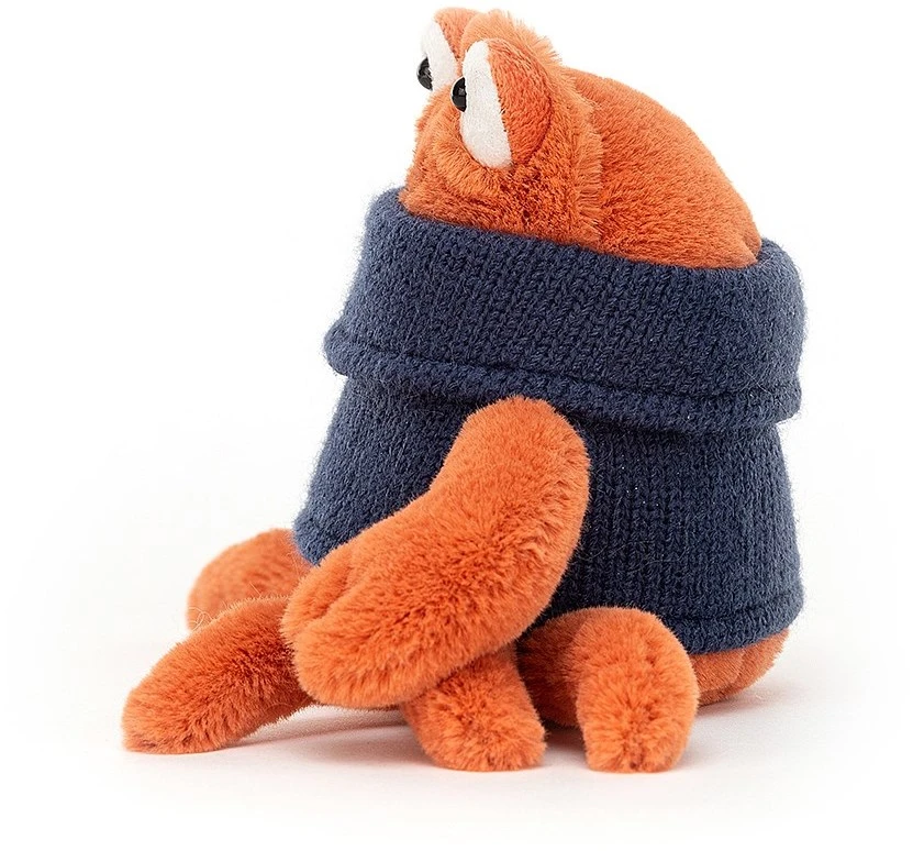 Jellycat Knuffel Cozy Crew Krab - 13cm 2 Jellycat Knuffel Cozy Crew Krab - 13cm - Afbeelding 2