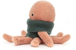 Voorkant -Psikhouvanjou jellycat knuffel cozy crew octopus 20cm 2
