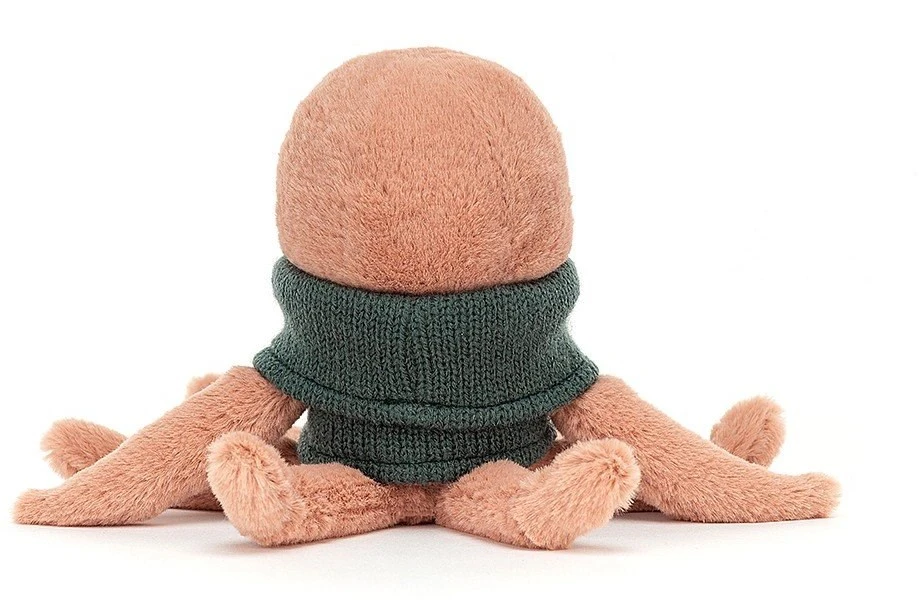 Jellycat Knuffel Cozy Crew Octopus - 20cm 3 Jellycat Knuffel Cozy Crew Octopus - 20cm - Afbeelding 3