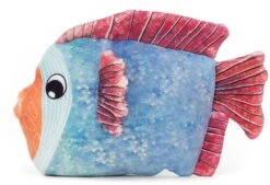 Voorkant -Psikhouvanjou jellycat knuffel fishiful blauw 13x16cm 2