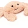 Jellycat Knuffel Fluffy Krab 9cm