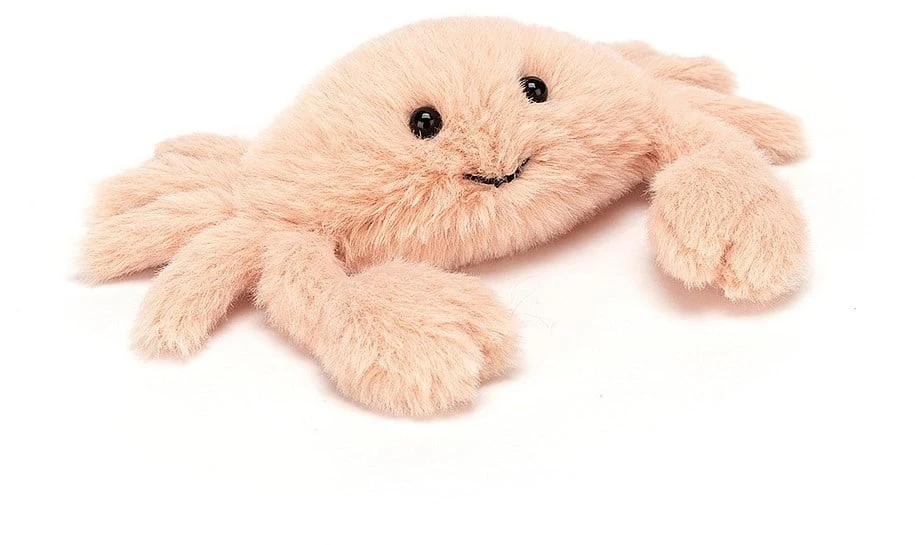 Jellycat Knuffel Fluffy Krab 9cm 1 Jellycat Knuffel Fluffy Krab 9cm