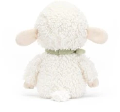Jellycat Knuffel Fuzzkin Lamb - 5x9x23cm -Psikhouvanjou jellycat knuffel fuzzkin lamb 5x9x23cm 3