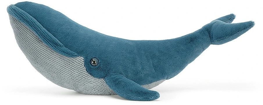 Jellycat Knuffel Gilbert De Grote Blauwe Walvis - 19x55x17cm 2 Jellycat Knuffel Gilbert De Grote Blauwe Walvis - 19x55x17cm - Afbeelding 2