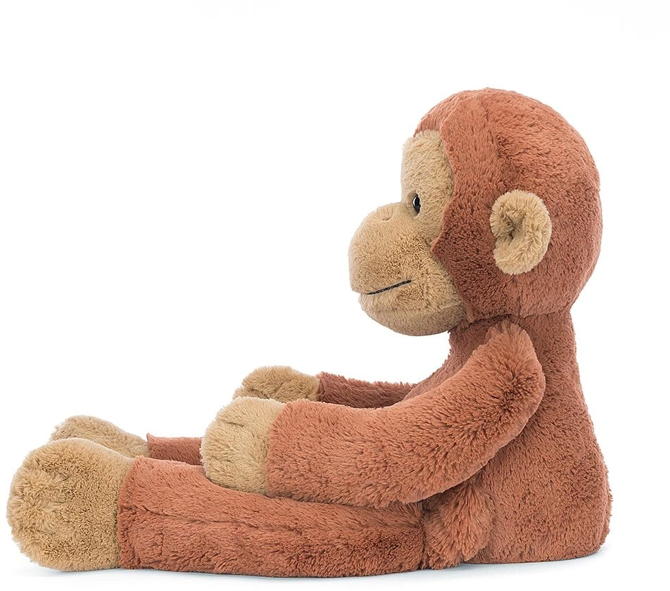Jellycat Knuffel Pongo Orang Oetan Huge - 12x17x59cm 2 Jellycat Knuffel Pongo Orang Oetan Huge - 12x17x59cm - Afbeelding 2
