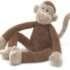 Jellycat Knuffel Slackajack Aap Klein - 33cm