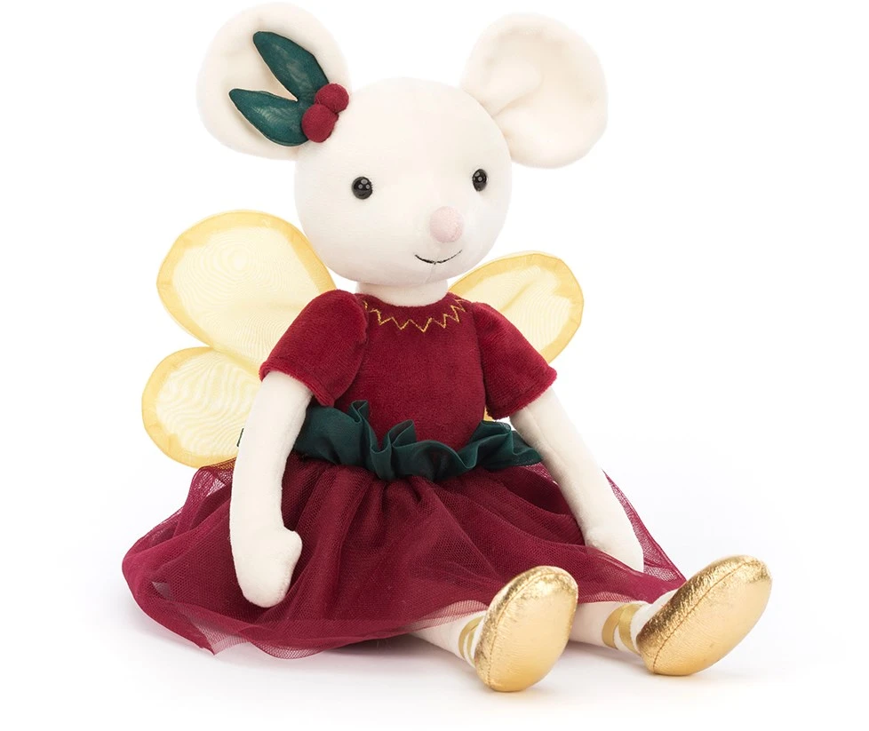 Jellycat Knuffel Sugar Plum Fairy Muis Groot - 37x9cm 1 Jellycat Knuffel Sugar Plum Fairy Muis Groot - 37x9cm