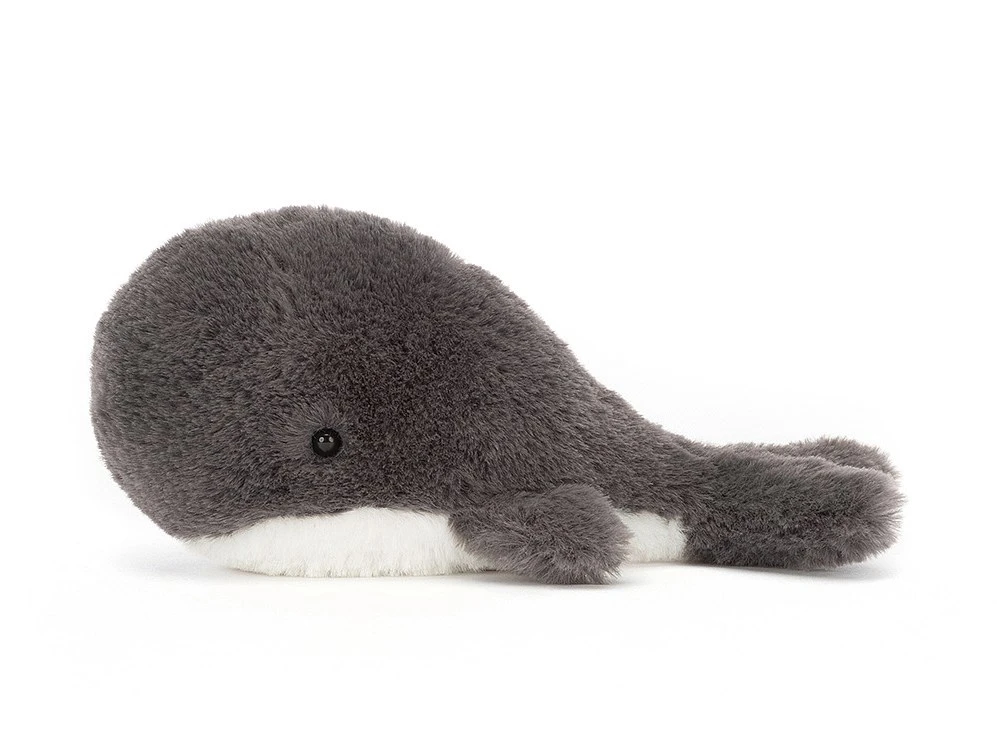 Jellycat Knuffel Wavelly Whale Inky - 6x15x5cm 2 Jellycat Knuffel Wavelly Whale Inky - 6x15x5cm - Afbeelding 2
