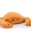 Jellycat Sensational Seafood Knuffel Krab - 10 Cm