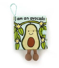Jellycat Stoffen Boekje - I Am An Avocado (EN) - 16 Cm