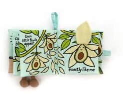 Jellycat Stoffen Boekje - I Am An Avocado (EN) - 16 Cm -Psikhouvanjou jellycat stoffen boekje i am an avocado en 16 cm 3